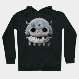 Cute grey monster critter Hoodie